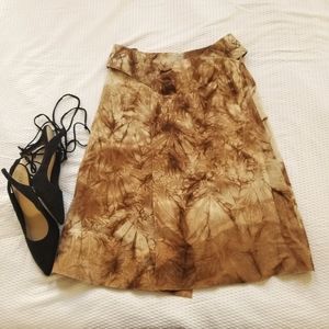 Vintage 90's Suede Wrap Skirt